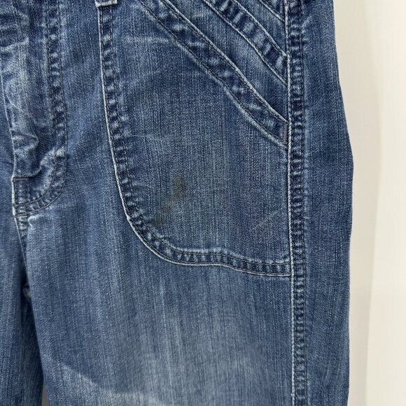 vintage Y2K 7 FOR ALL MANKIND bootcut jeans flare mid rise medium wash blue 27 - Picture 4 of 11